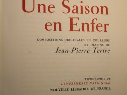 Rimbaud une saison en enfer 